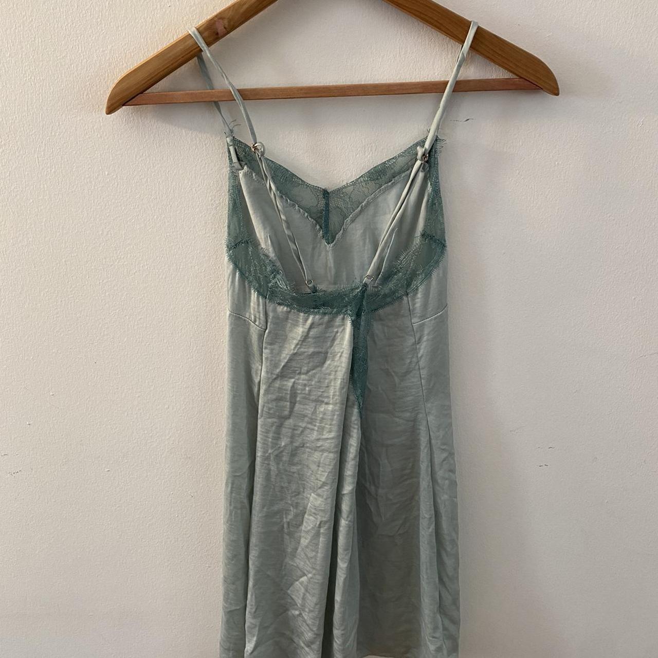 Product Image 2 - Light blue/green slip dress with