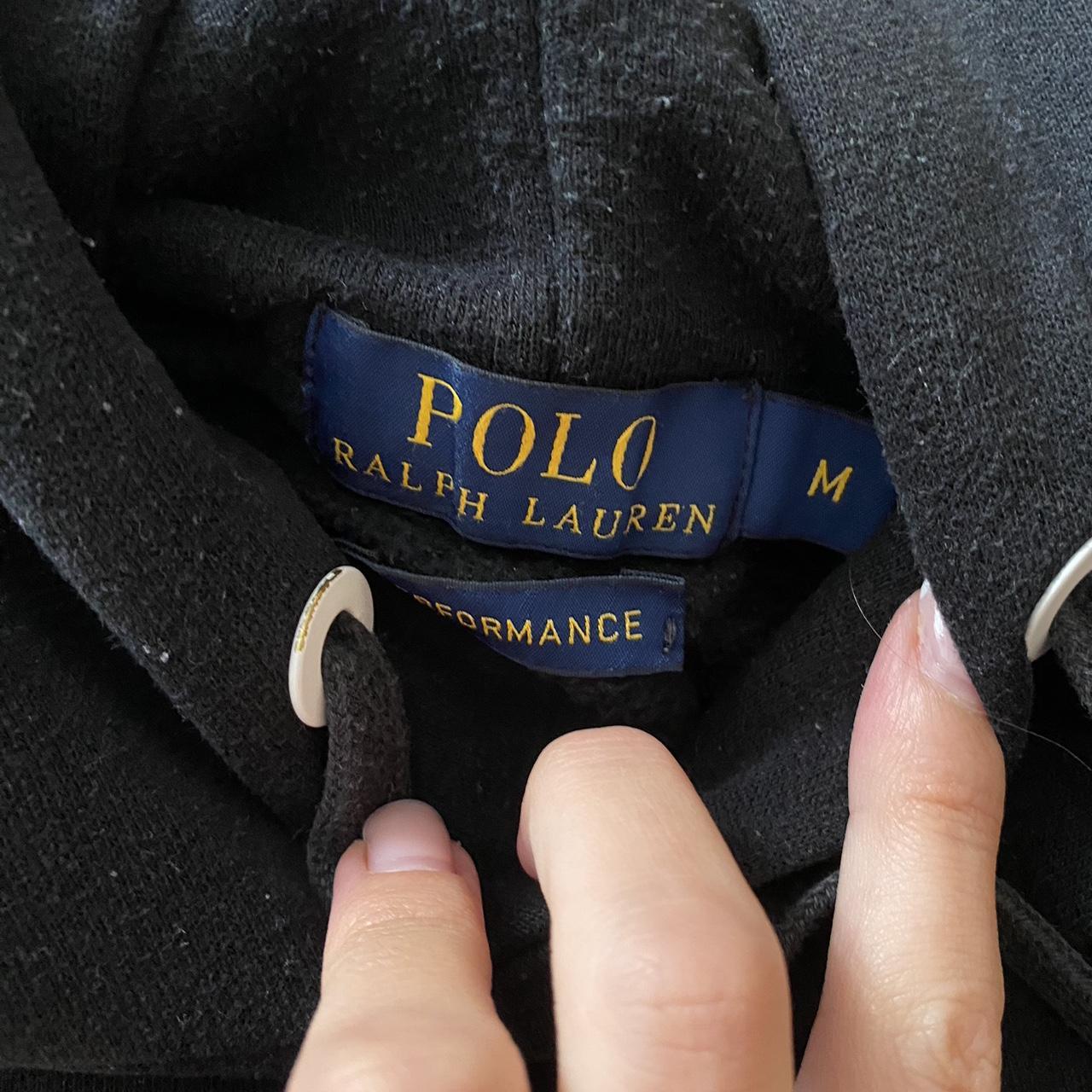 Ralph Lauren black polo hoodie 🌈 SIZE | FIT Item... - Depop