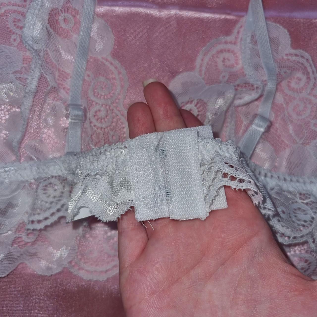 Beautiful Bbydoll White Lace Gorgeous Bralet Size Depop