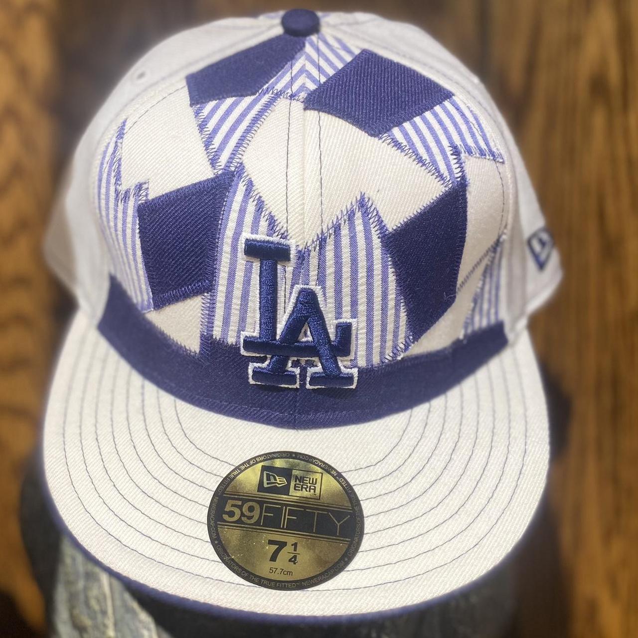 classic LA Dodger new era fitted cap size 7 - Depop