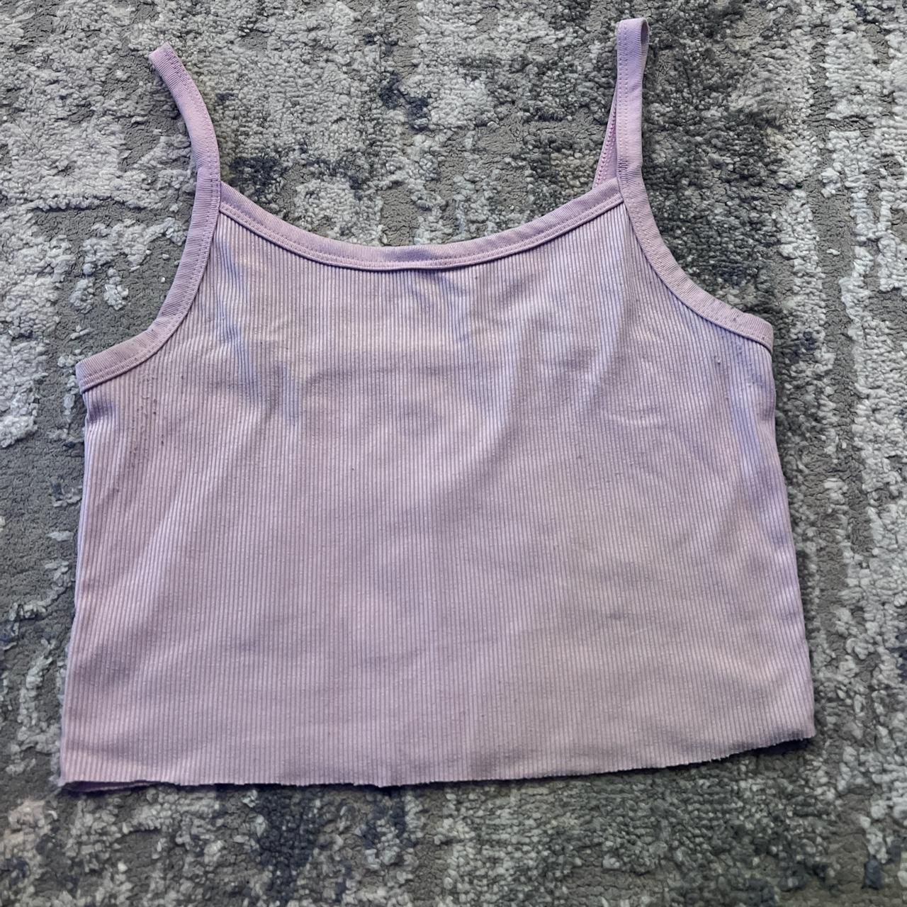 Walmart Women's Pink Crop-top | Depop