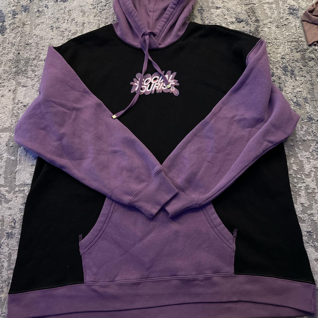 Zumiez Women's Black and Purple Sweatshirt