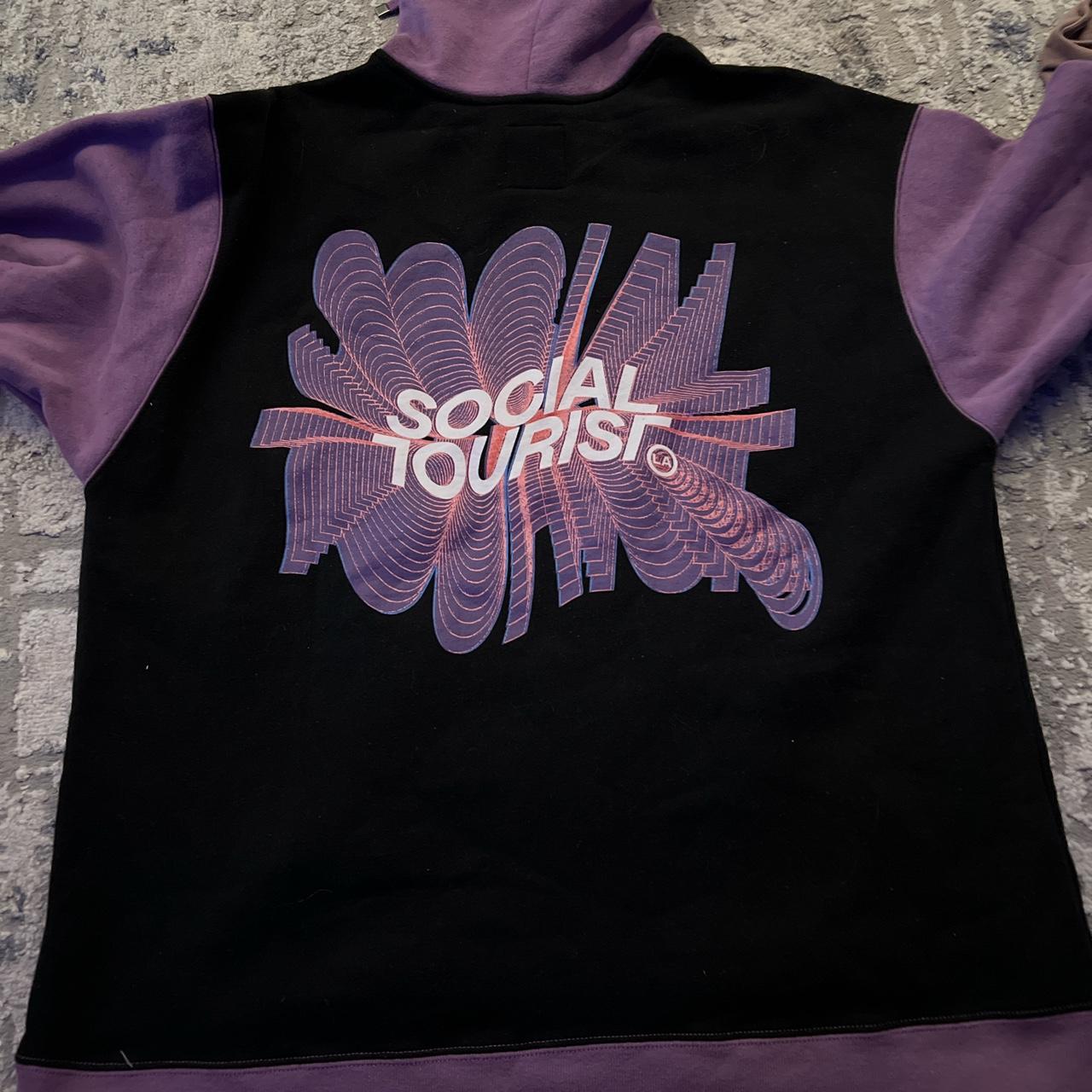 Zumiez Women's Black and Purple Sweatshirt (3)