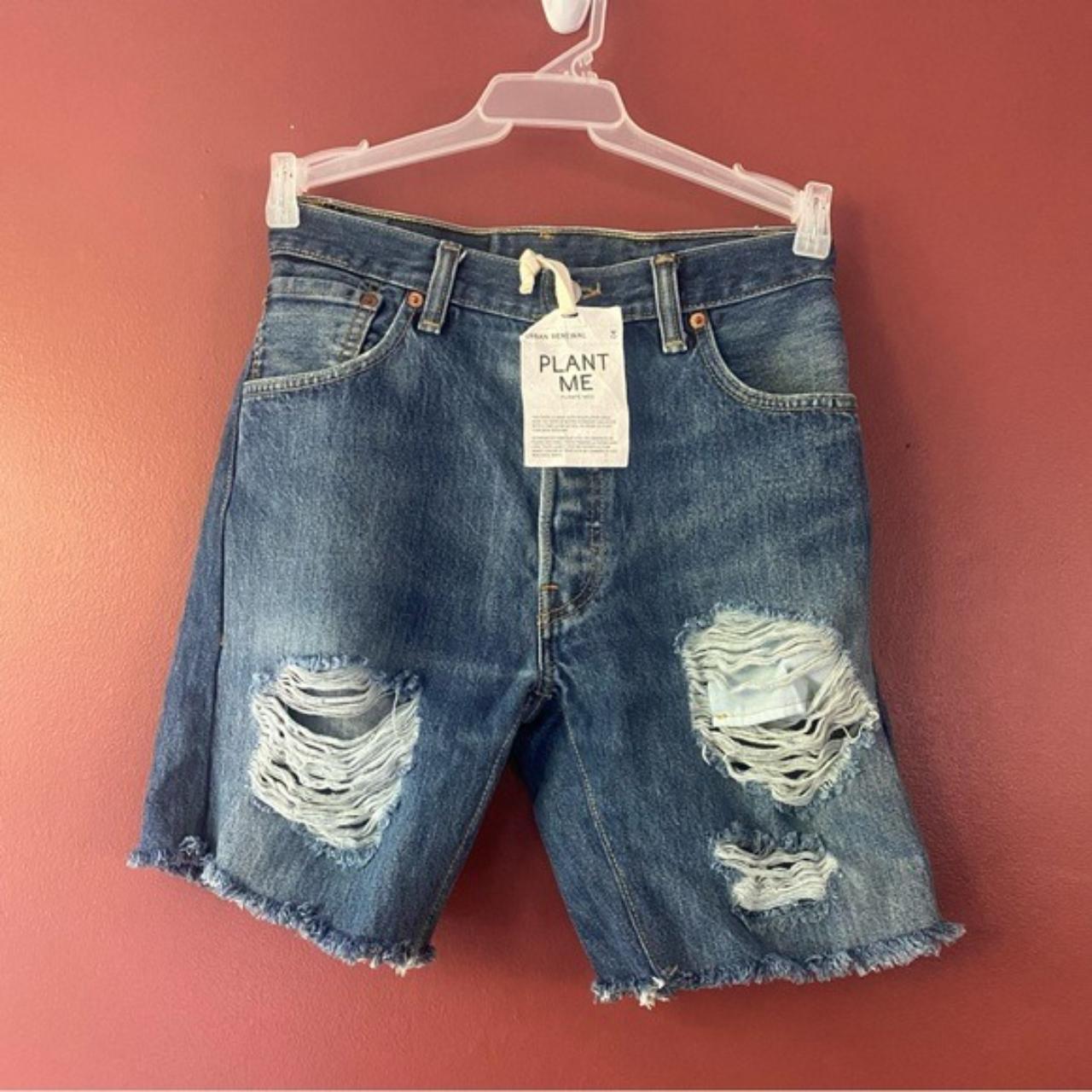 Urban Outfitters Women's Blue Shorts | Depop