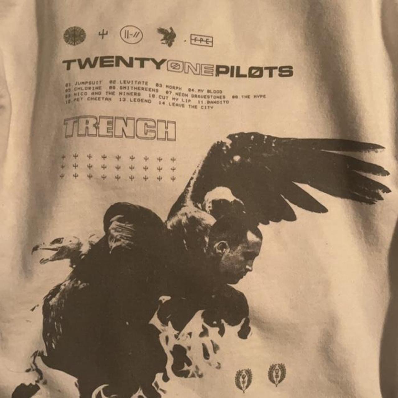 Twenty One Pilots Trench Hoodie Rare 2016 Used Once Depop 