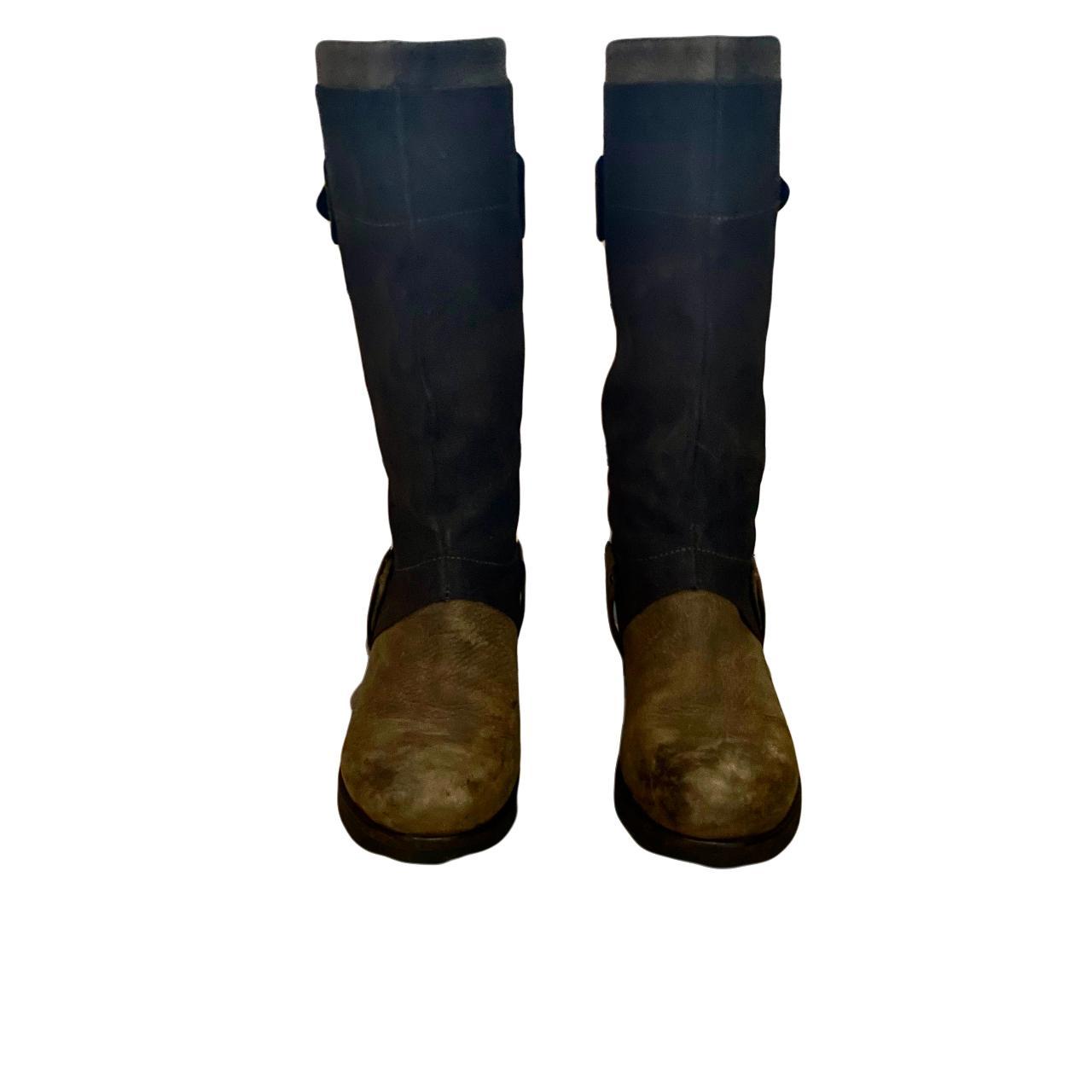 vera wang combat boots