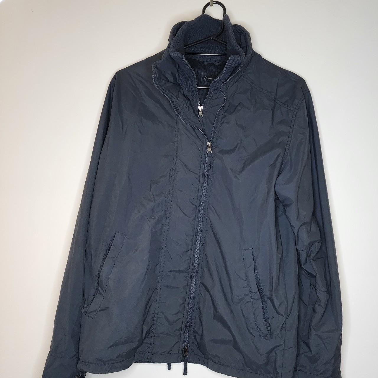 Double zipped Navy Blue Rain Jacket Very warm... - Depop