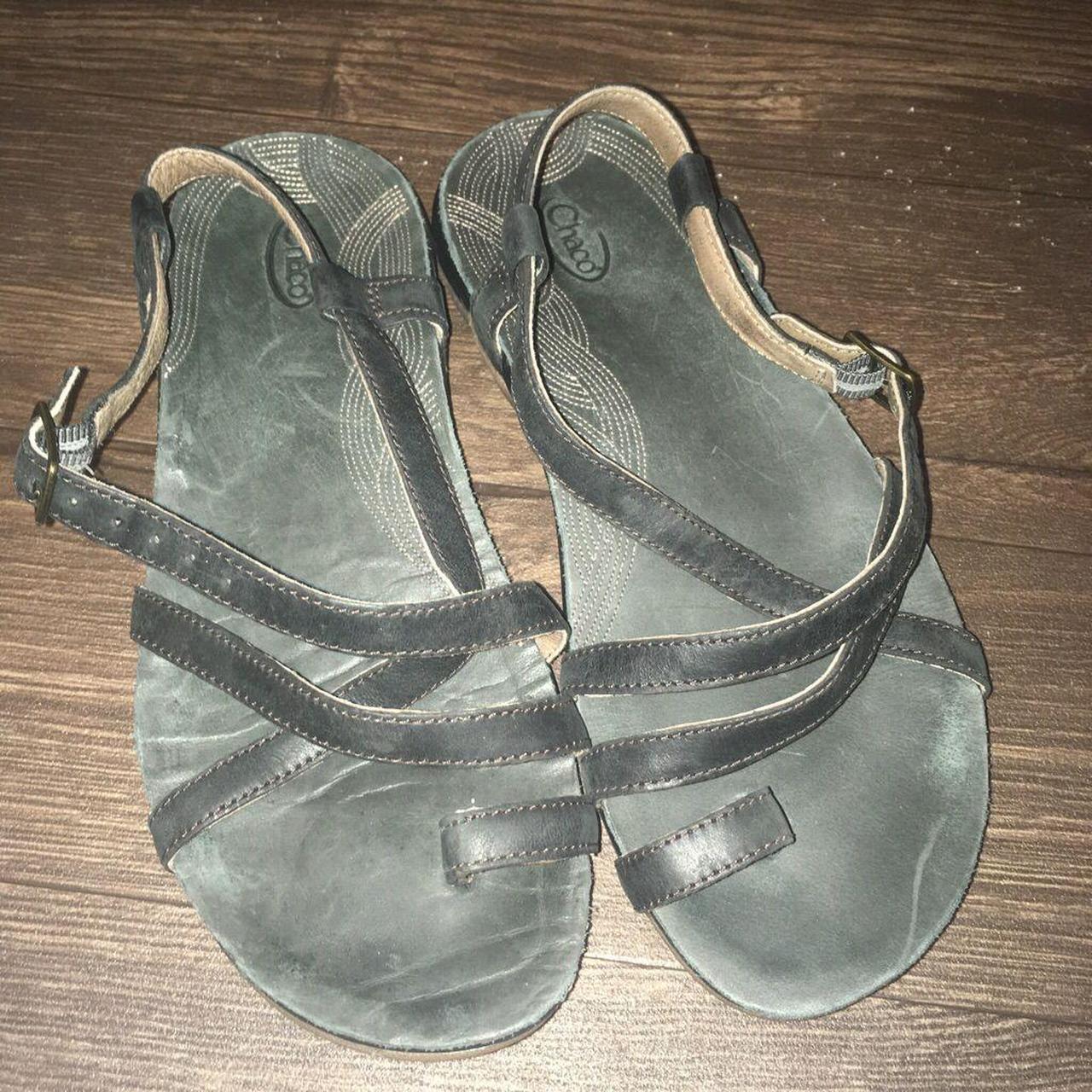 Ortho, arch support strappy black sandals. In good,... Depop