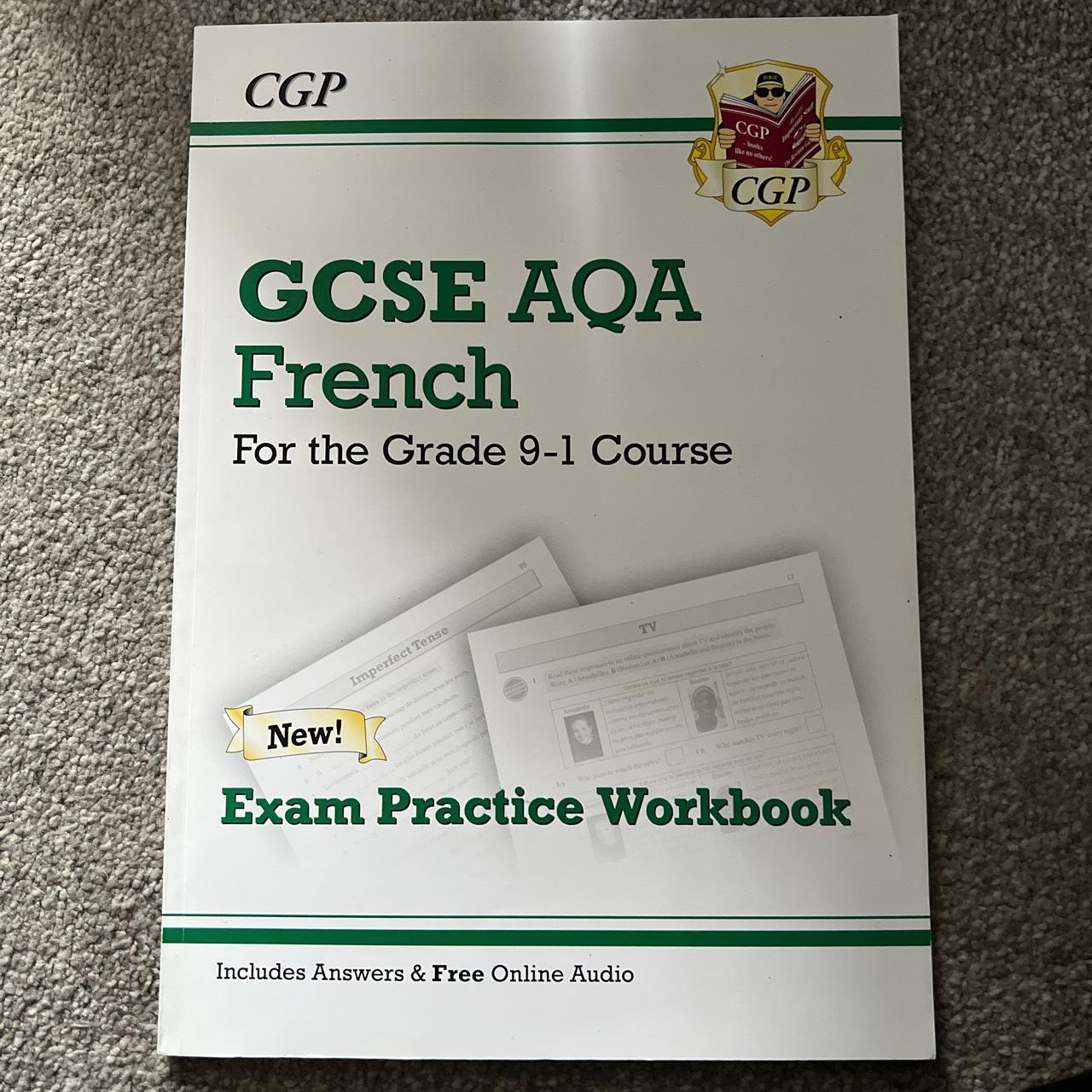 gcse aqa french exam practice workbook never used x Depop