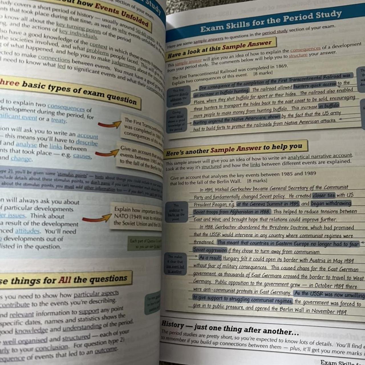 Gcse Edexcel History Revision Guide Never Used X - Depop