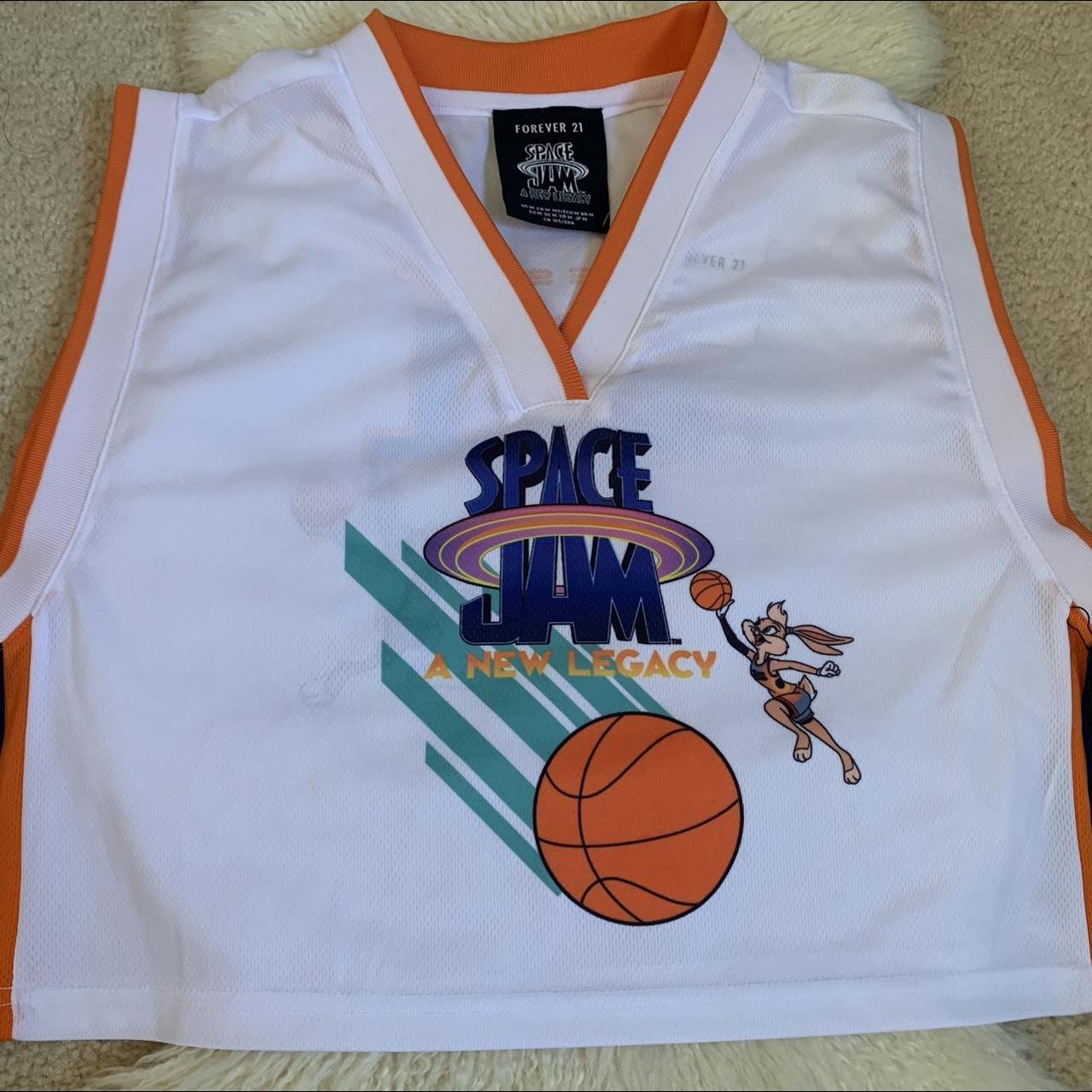 Cropped Space Jam Basketball Jersey