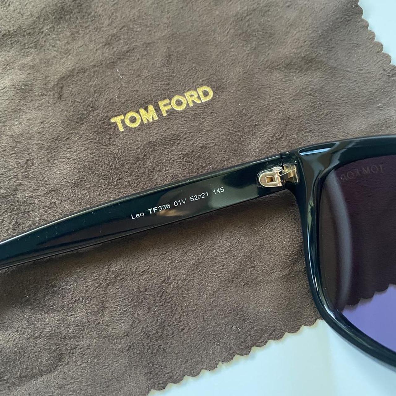 Tom Ford Sunglasses Leo Tf336 01v 52 21 145 Depop 6080