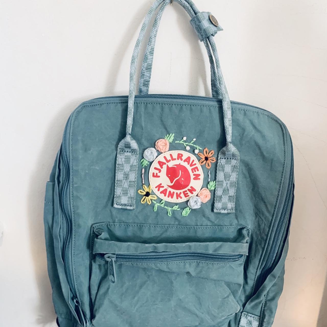 Embroidery kanken online backpack