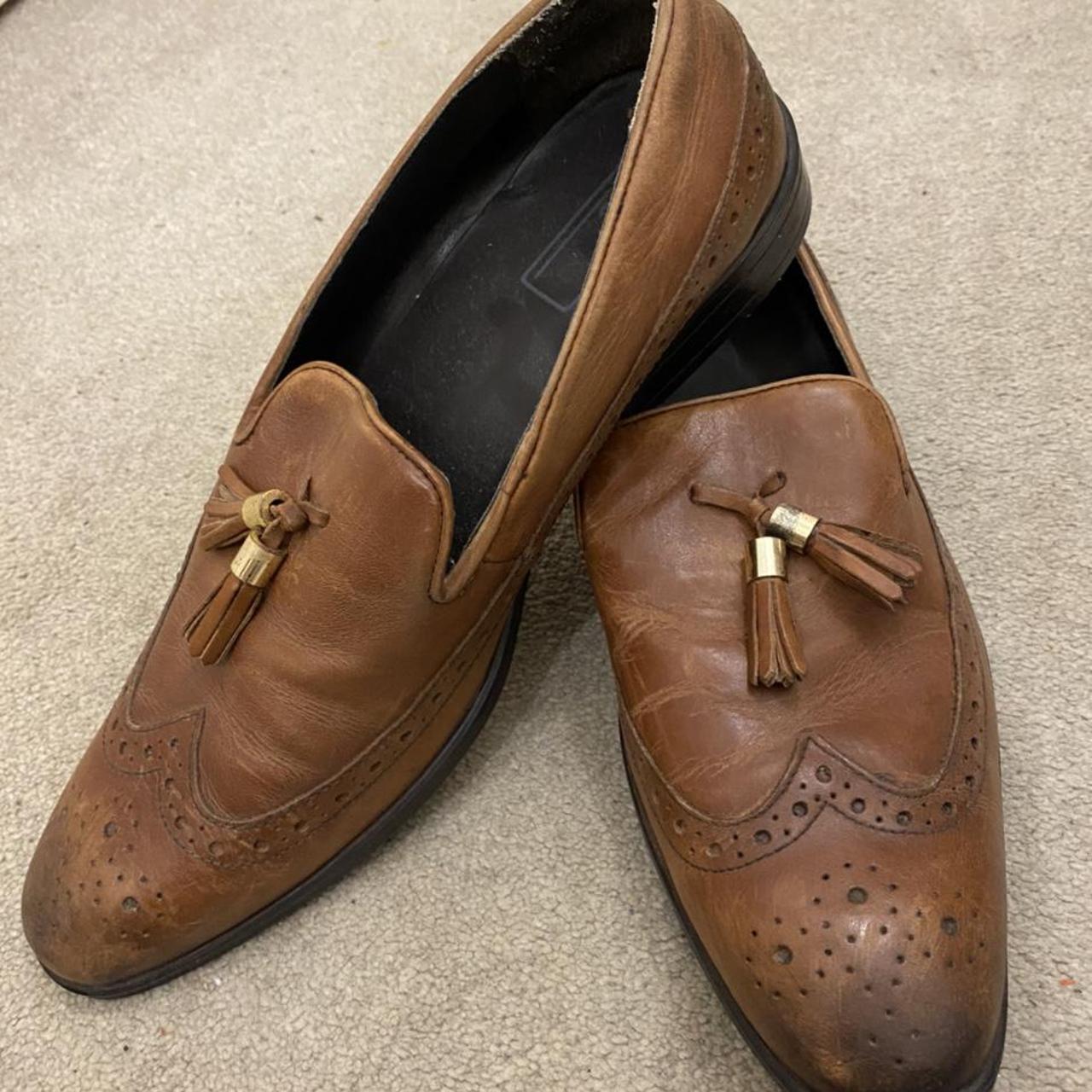 ASOS brown tassel loafers - Depop