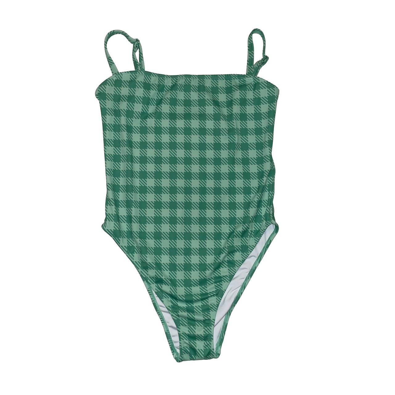 Holiday The Label Women's Green and White Swimsuit-one-piece