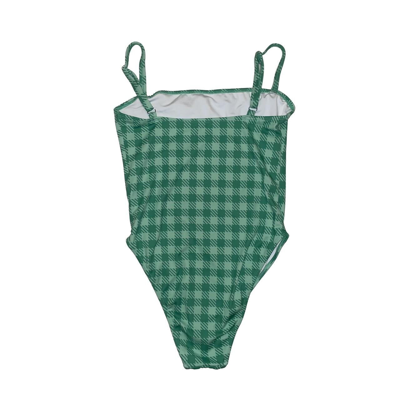 Holiday The Label Women's Green and White Swimsuit-one-piece (2)