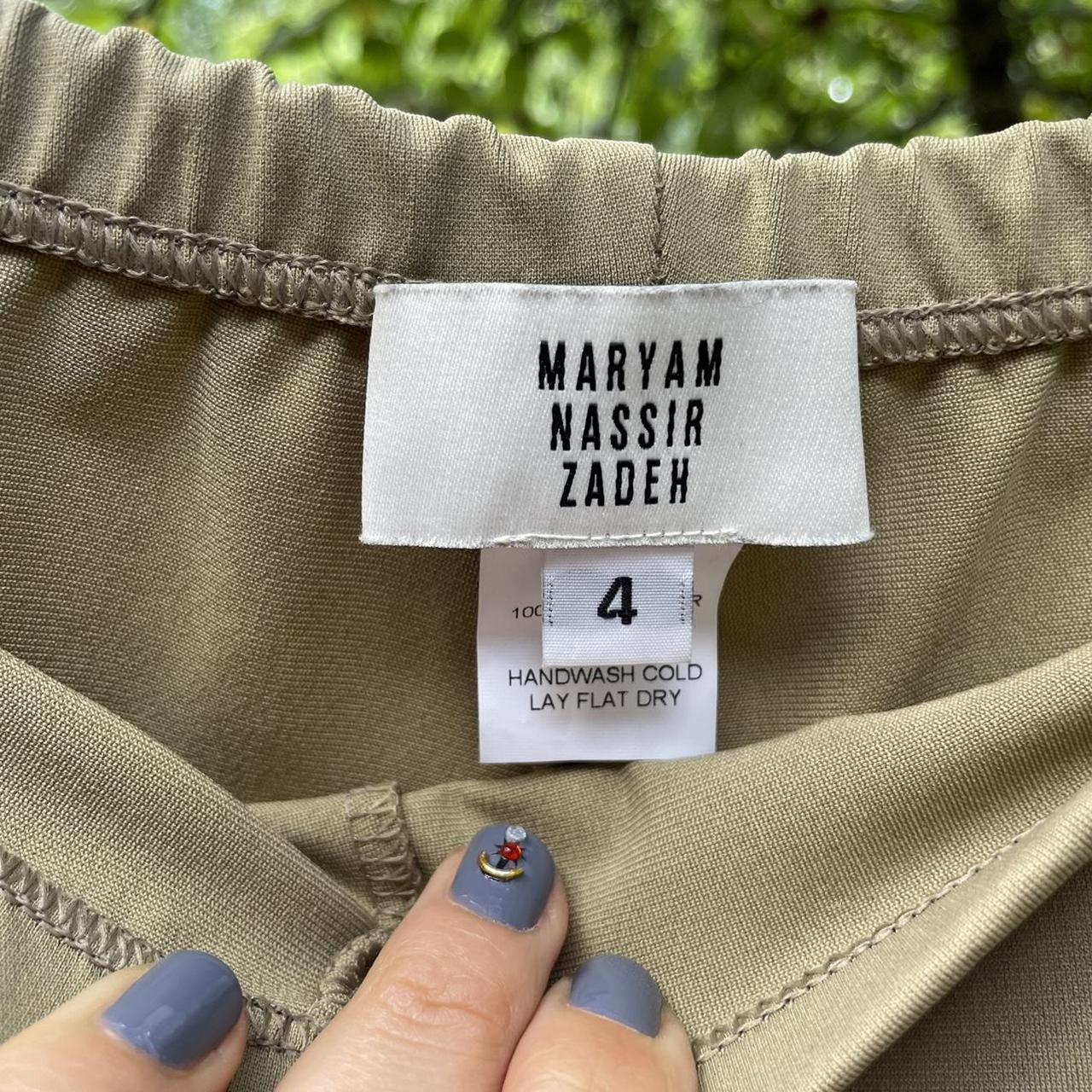 Maryam Nassir Zadeh Dance Pants In Sandstone Poly Depop