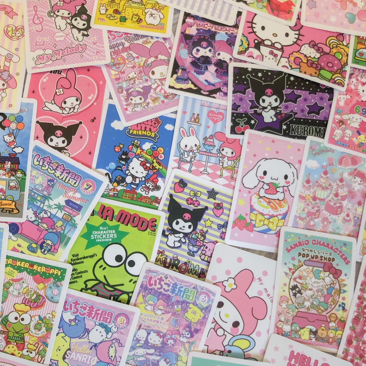 20 random Sanrio Hello Kitty sticker bundle 💗🍇 🦇... - Depop