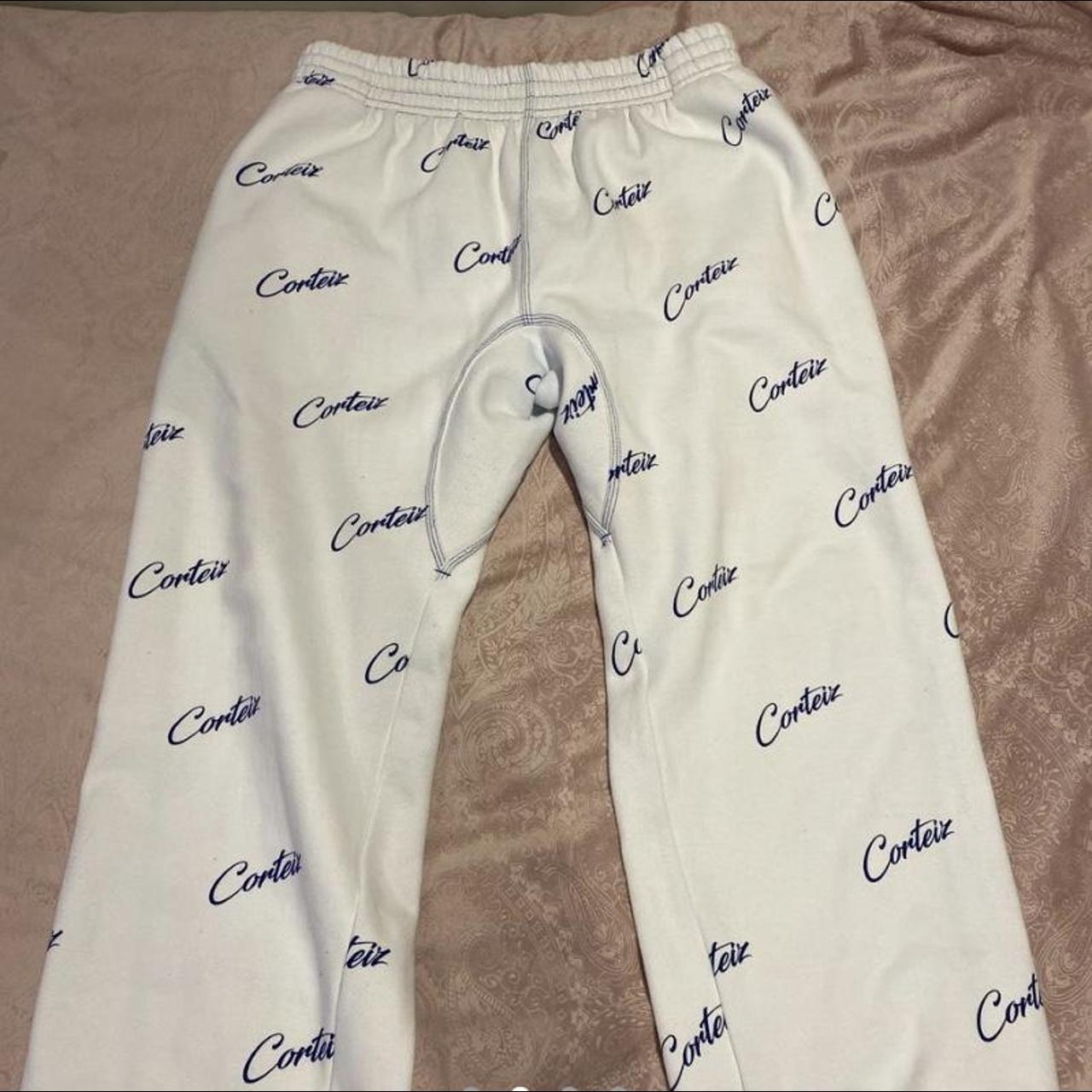 CORTIEZ BLUE AND WHITE JOGGERS DEADSTOCK Don’t... - Depop