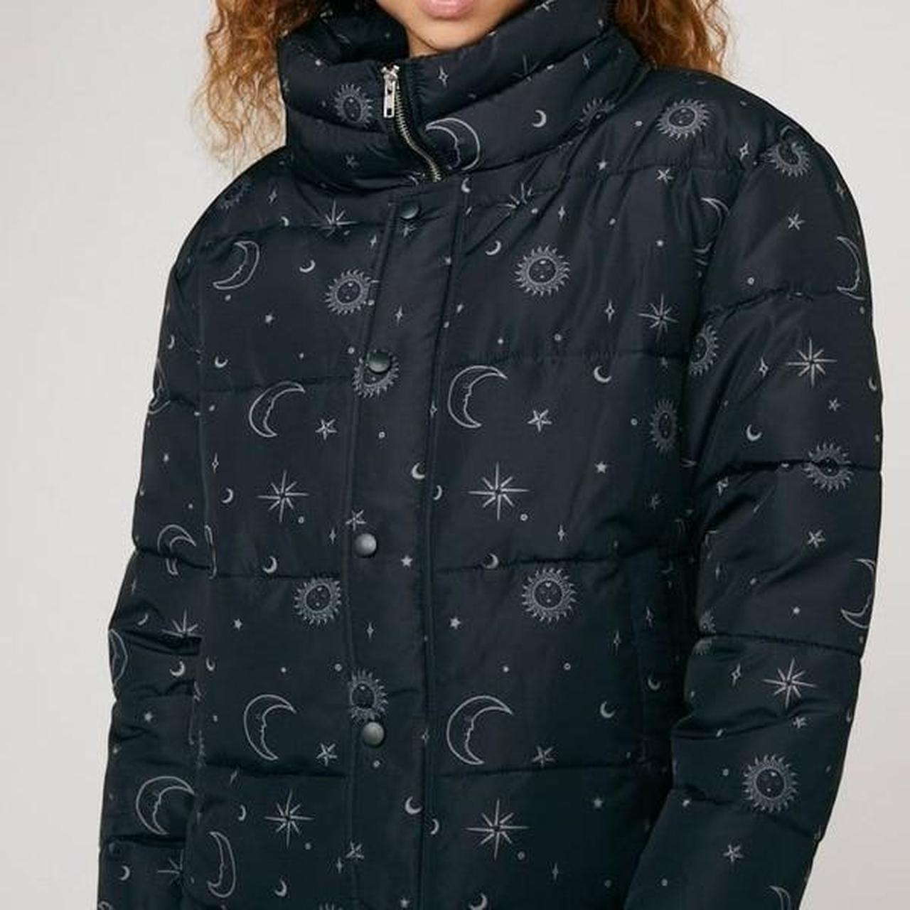 Celestial puffer jacket from skinny dip London, size... Depop