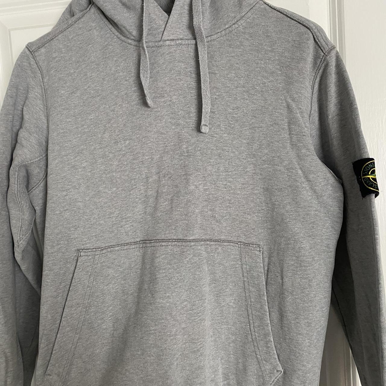 Stone Island Grey hoodie size S Great condition... - Depop
