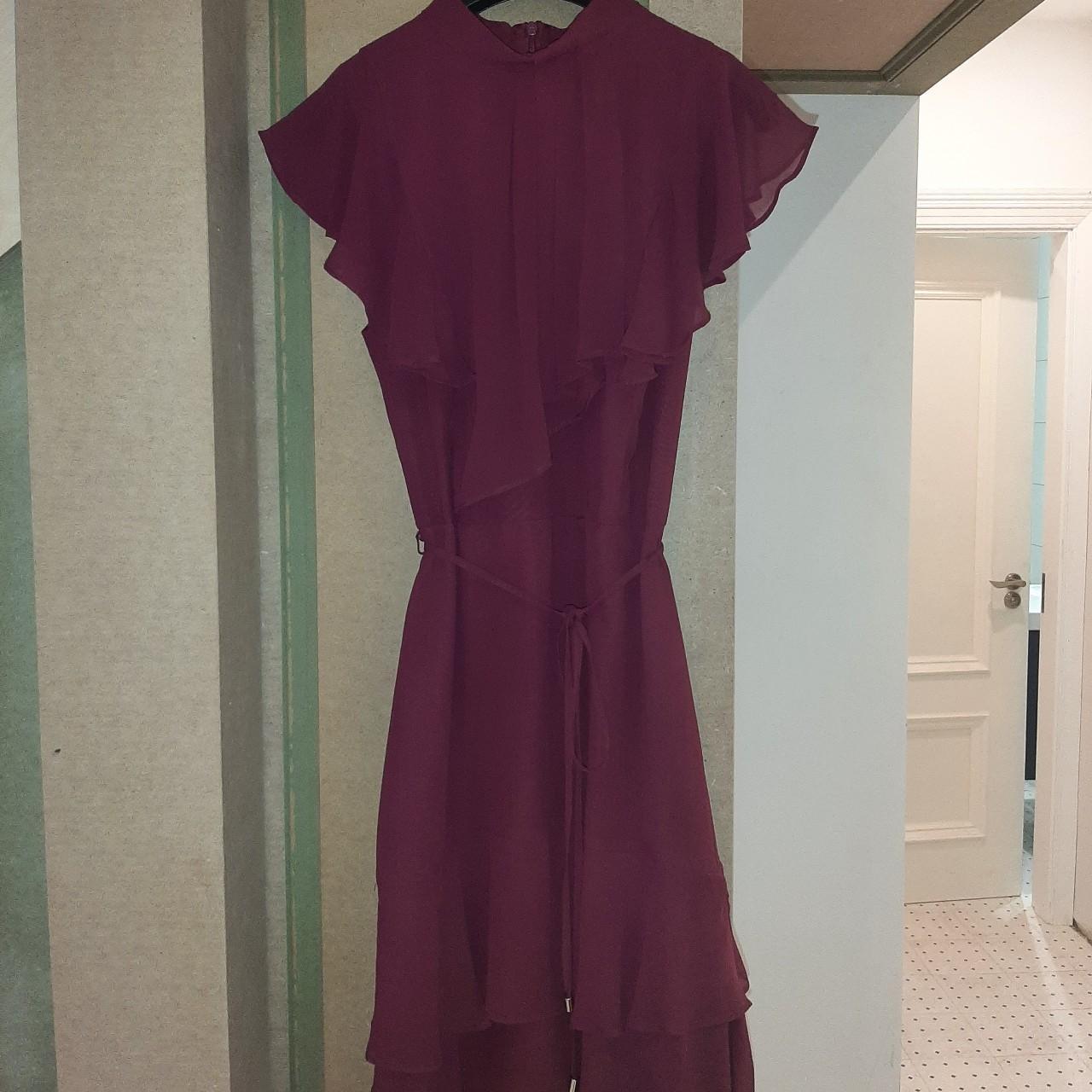 Oasis maroon dress best sale