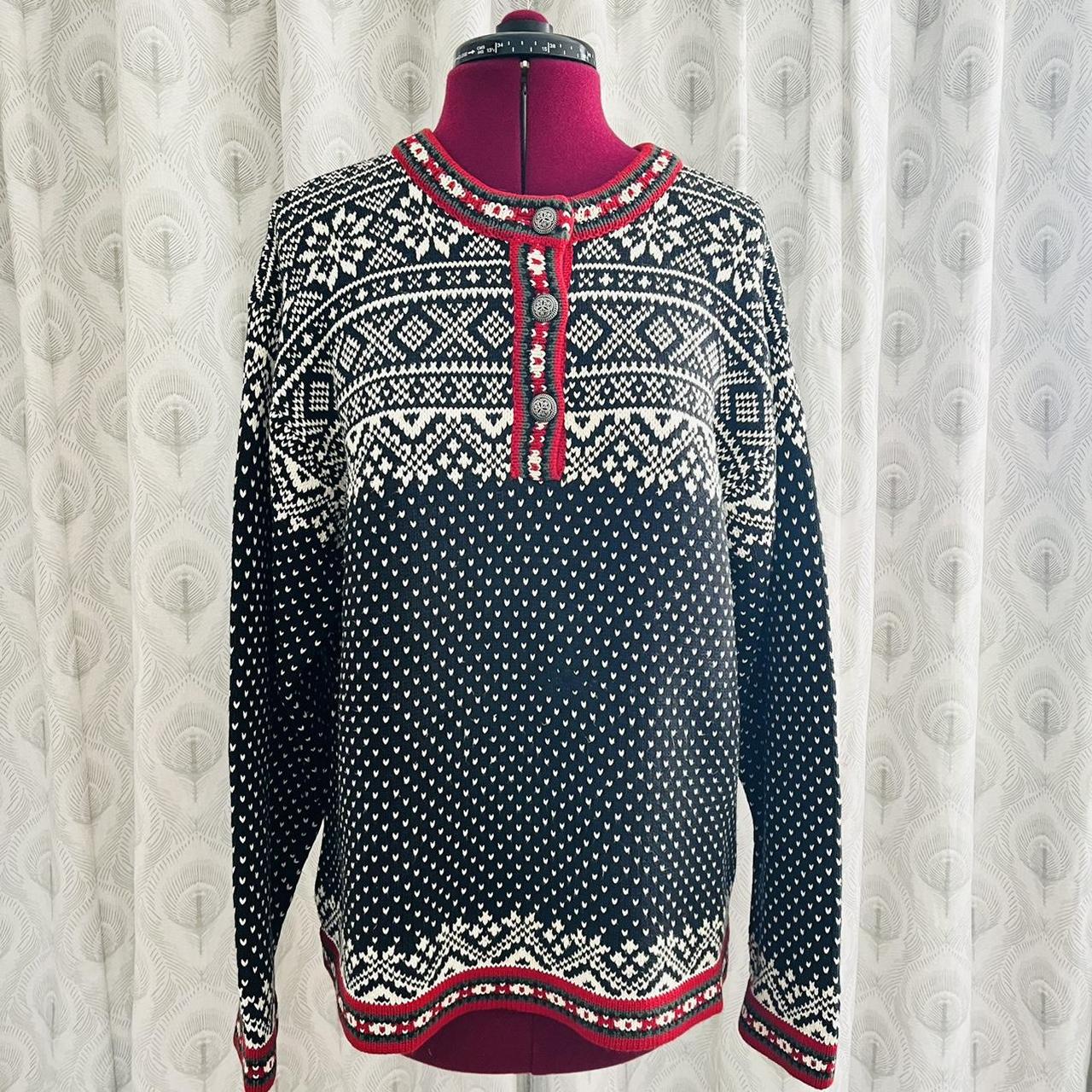 Vintage Norwegian Scandinavian Alpine Ski Jumper... - Depop