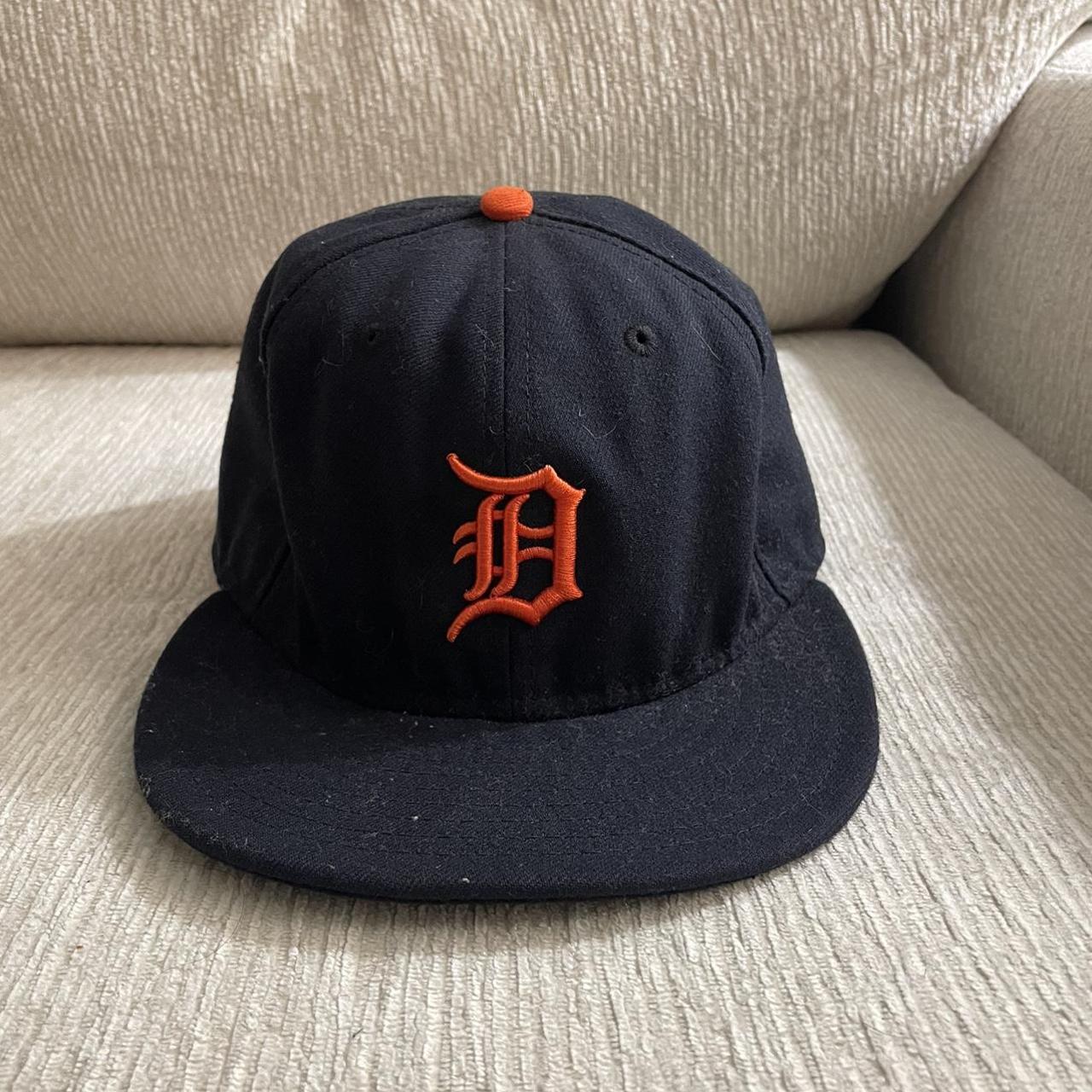 Detroit Tigers New Era Black Orange 59 fifty Fitted - Depop