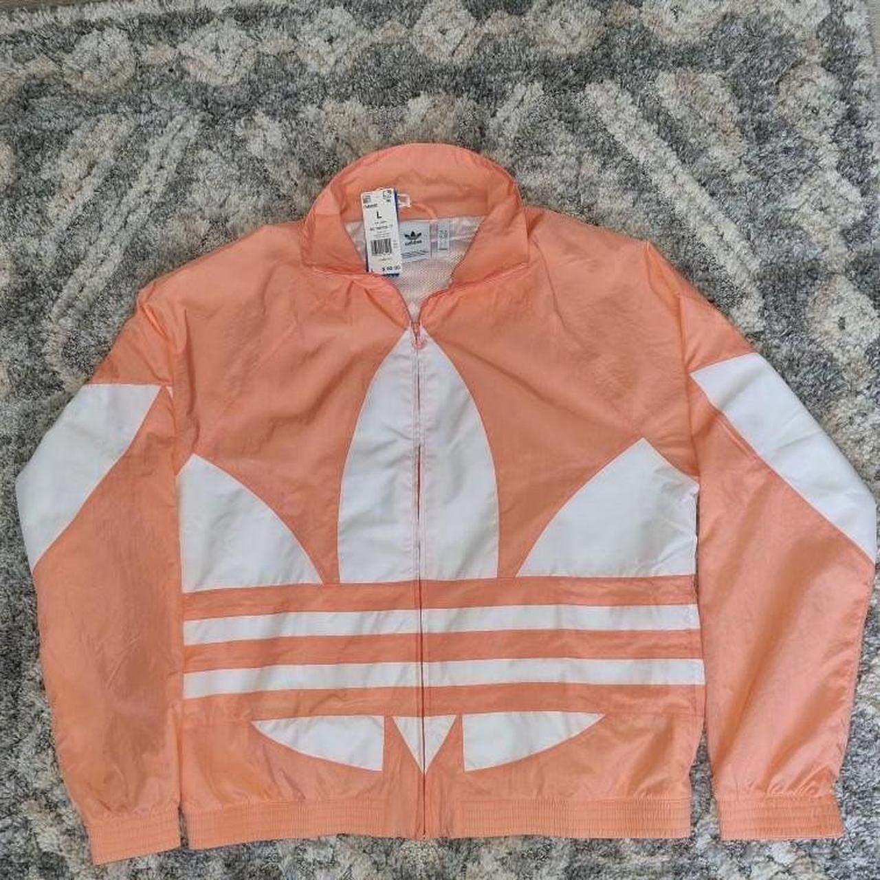 peach adidas jacket