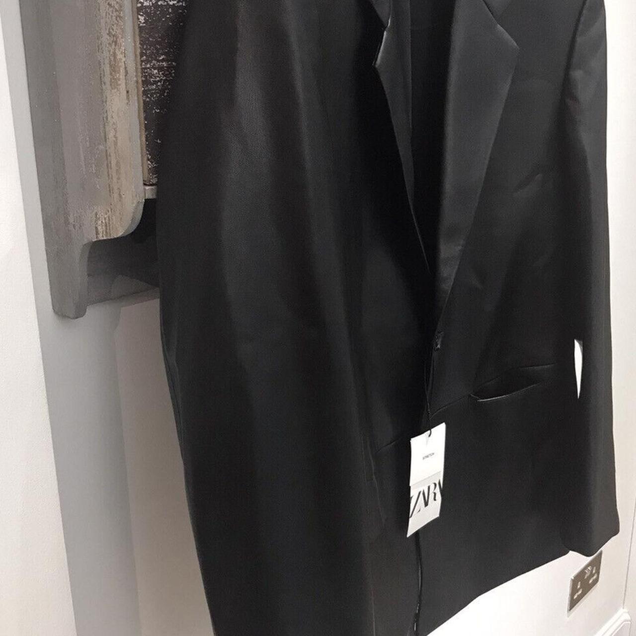 Zara Men's Black Coat Depop