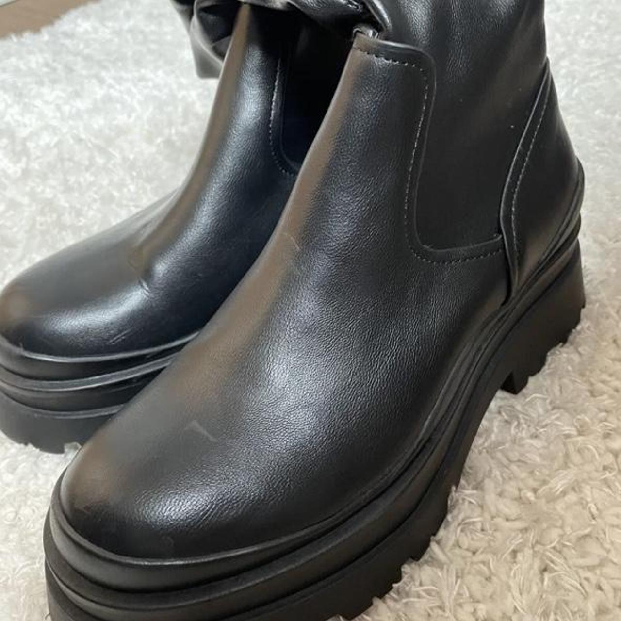 stradivarius chunky trainers