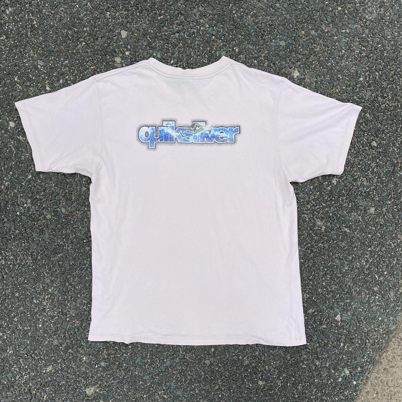 Quiksilver Men's Pink and Cream T-shirt (3)