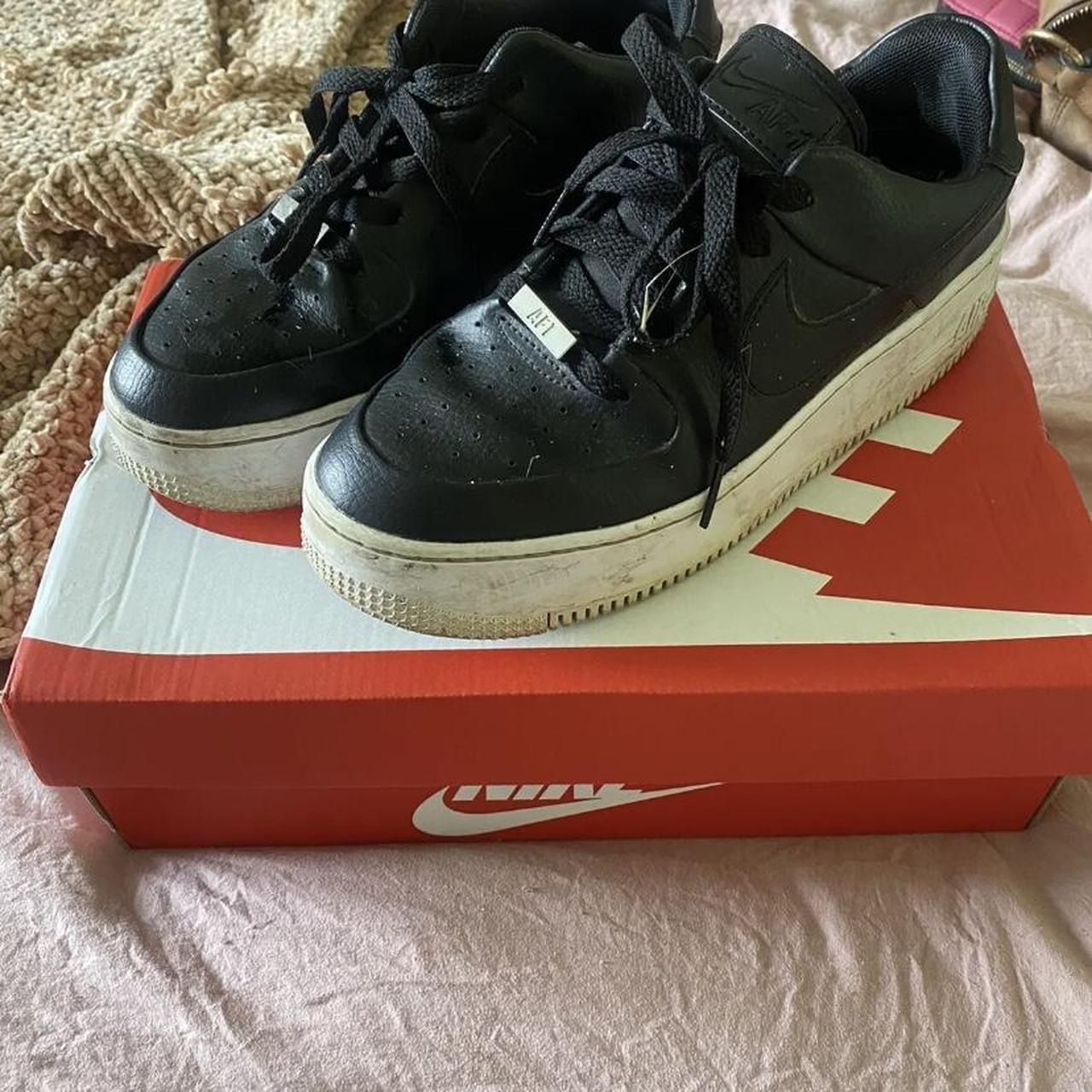 black platform air force 1