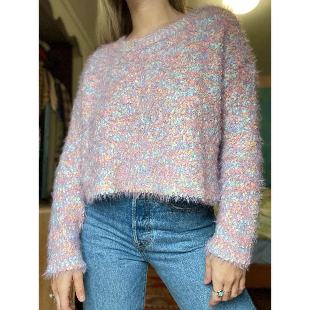 soft fuzzy pullover