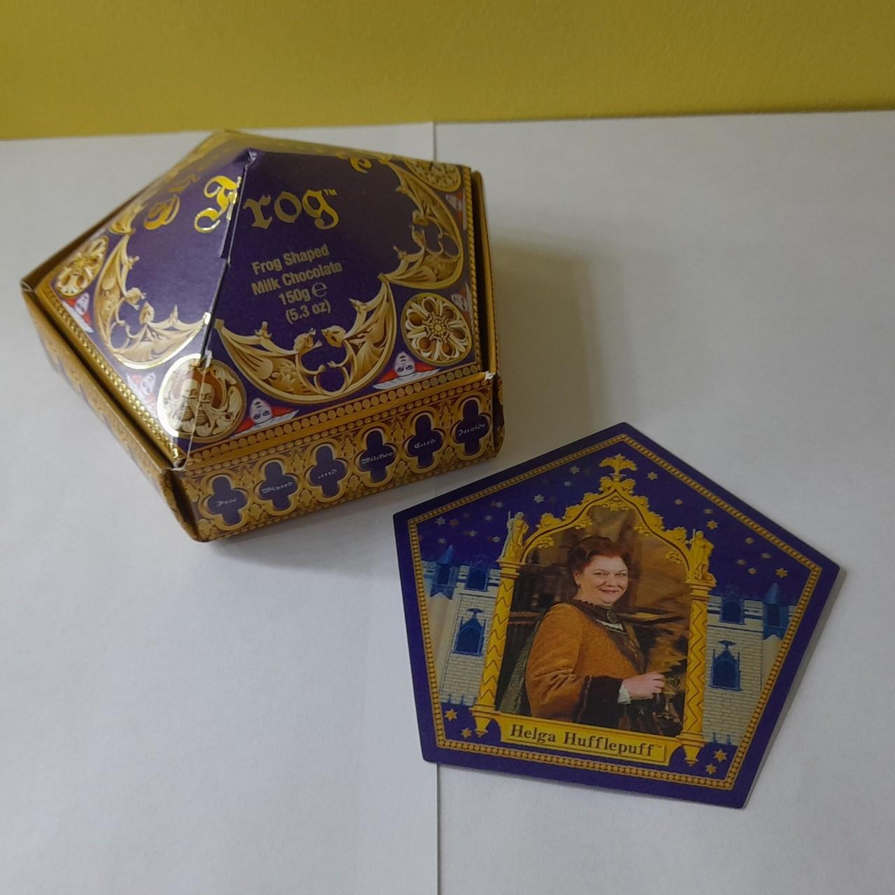 Harry Potter Chocolate Frog box and Helga Hufflepuff... - Depop