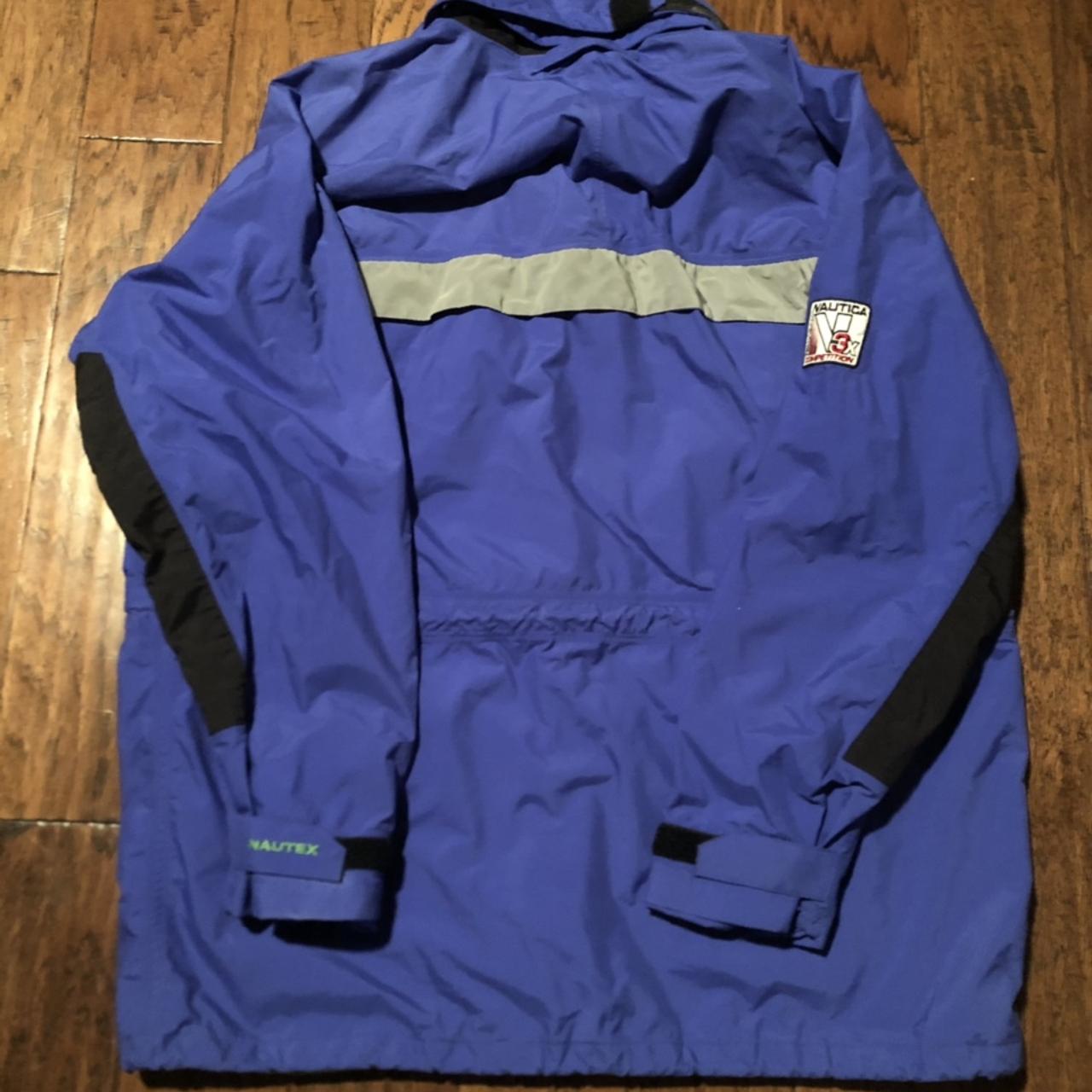 Vintage nautica competition windbreaker jacket in... - Depop