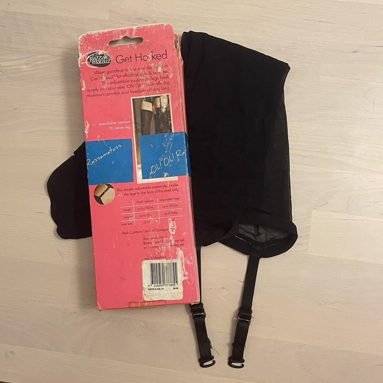 3 Pack of Vintage Opaque 1980s Style Pantyhose various Sizes and Deniers 