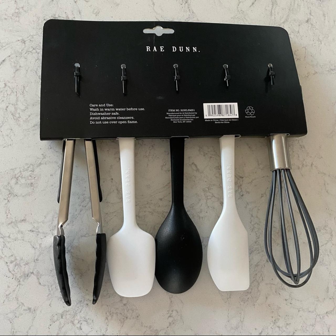 Rae Dunn, Kitchen, Rae Dunn Black Cutlery Set