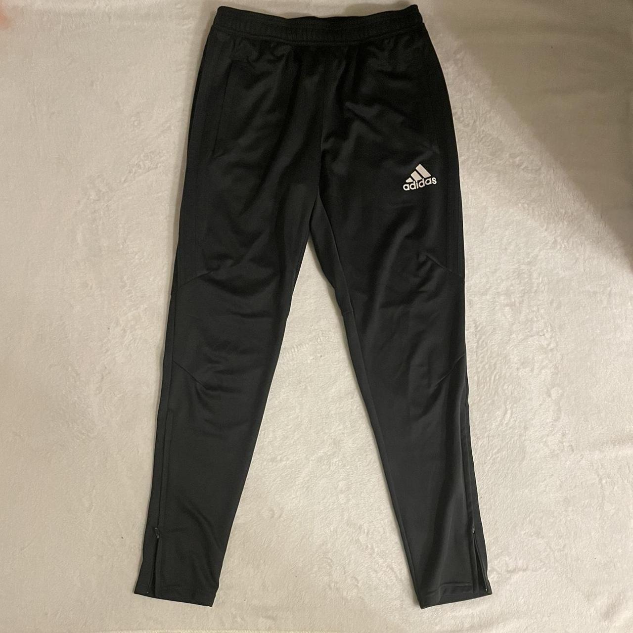 Adidas Dark Grey Sweatpants Great condition ~ Barely... - Depop