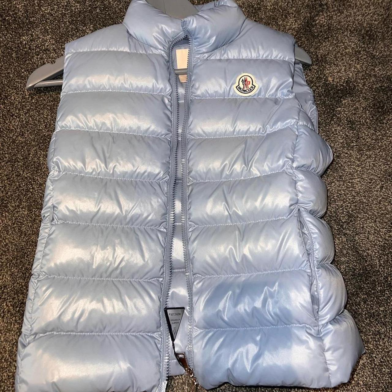 Genuine Baby blue moncler bodywarmer 🤍 never worn... - Depop