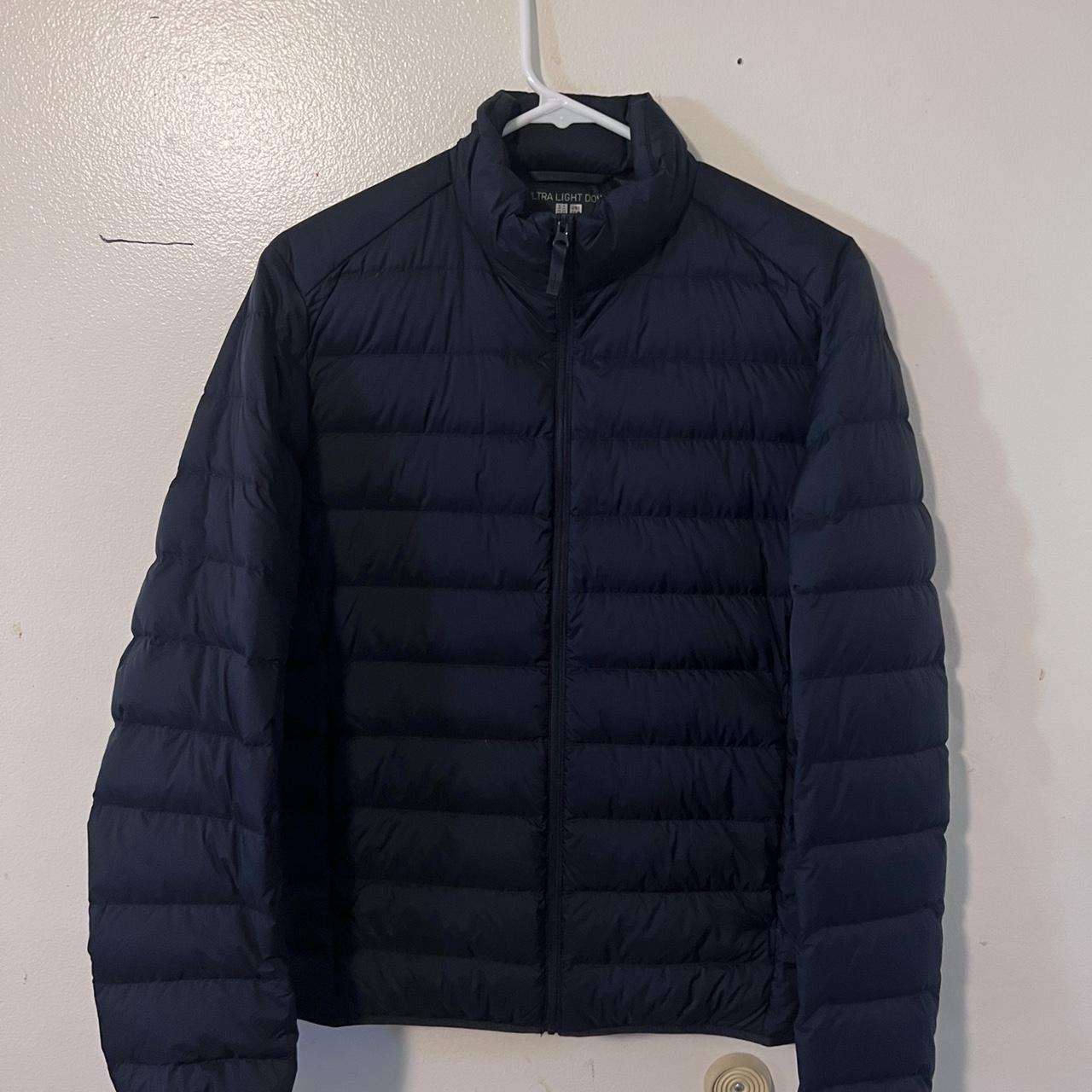 UNIQLO Men's Navy Jacket | Depop