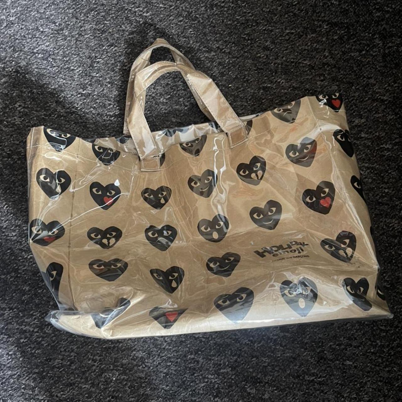 Comme des garcons holiday emoji tote bag best sale