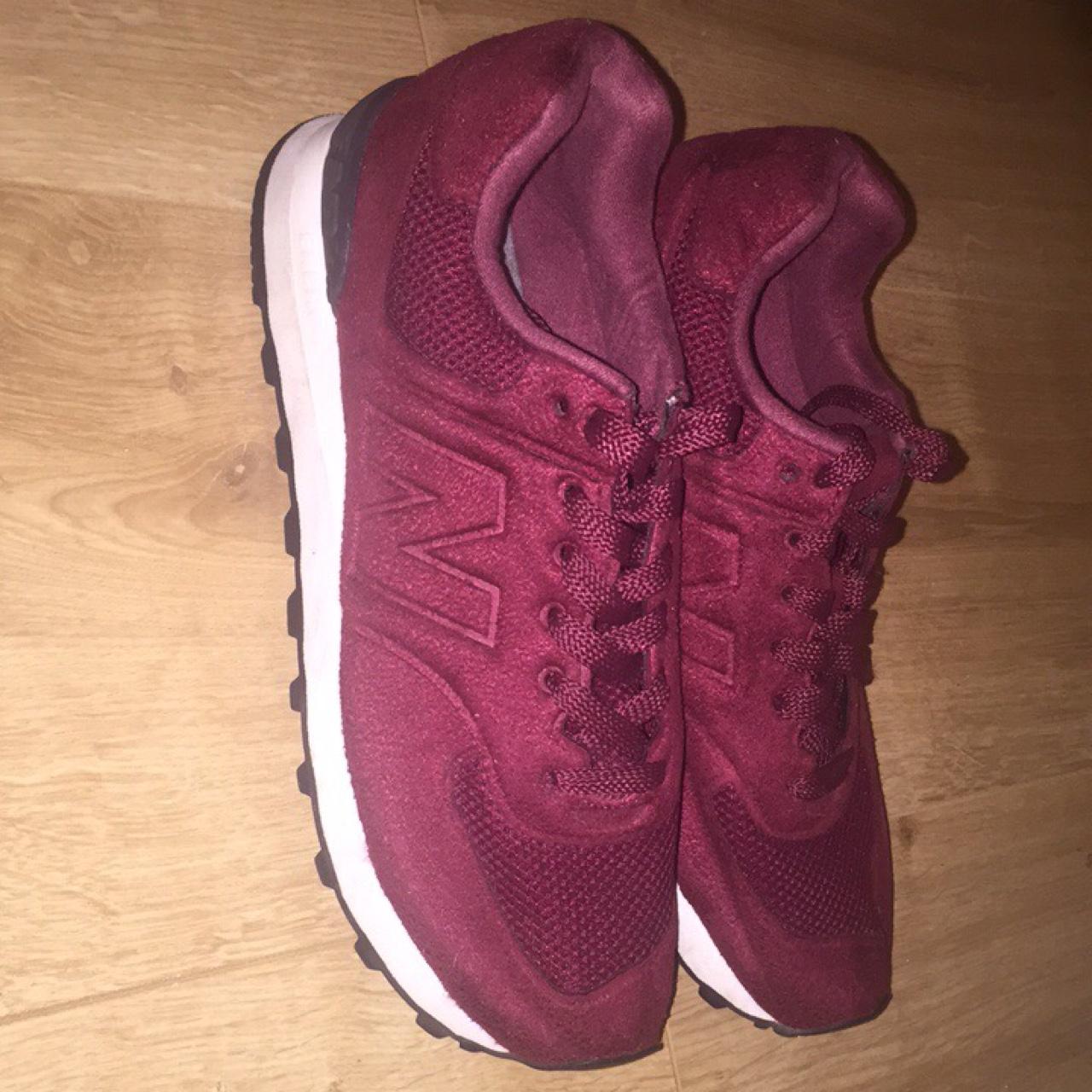 Womens New Balance Burgundy Size 5 Will Fit Size Depop