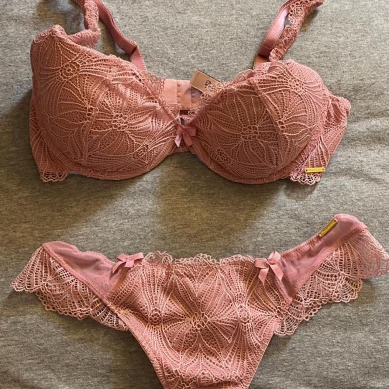 Boux Avenue Underwear Set Hardly Worn Bra Size... - Depop