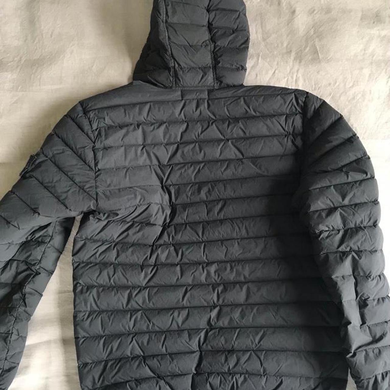 Stone Island hooded puffer jacket. Barely worn,... - Depop