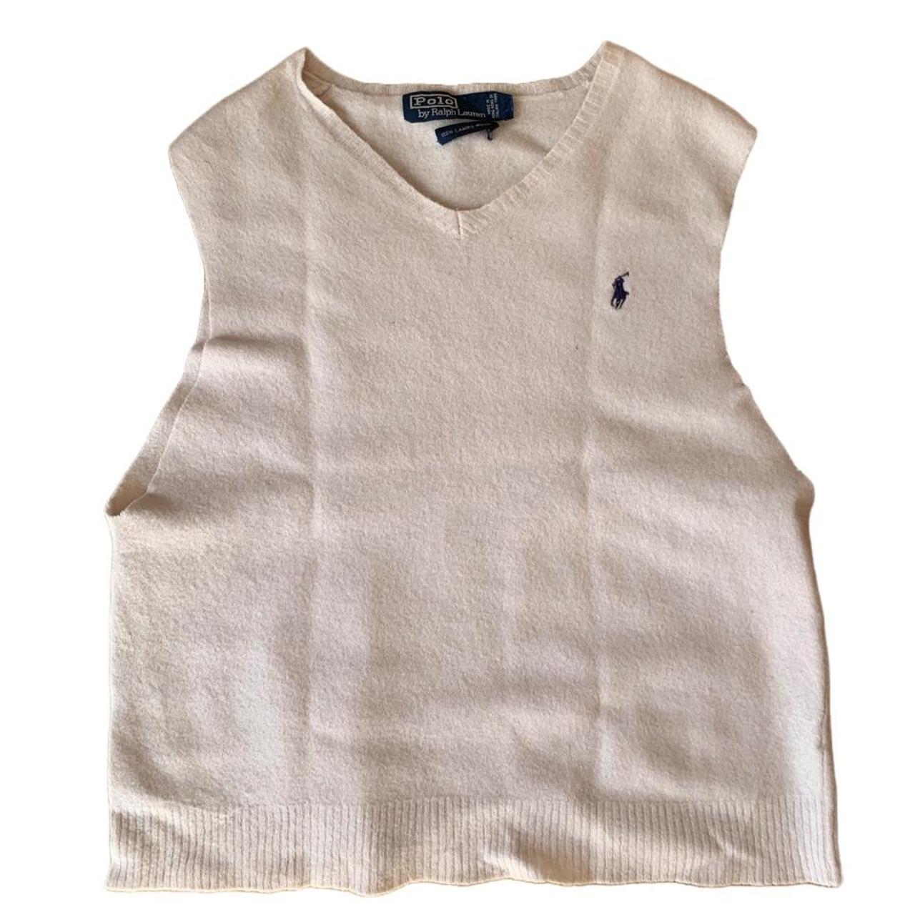 Timeless Polo Ralph Lauren Vest 100% Lamb Wool... - Depop