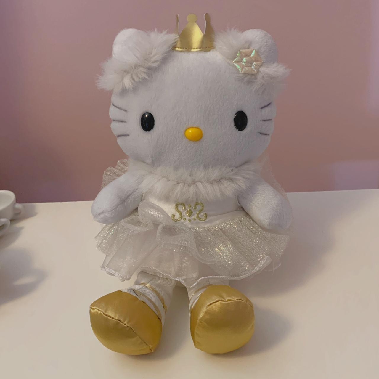 2002 Sanrio Hello Kitty With Crown And Tutu - Depop