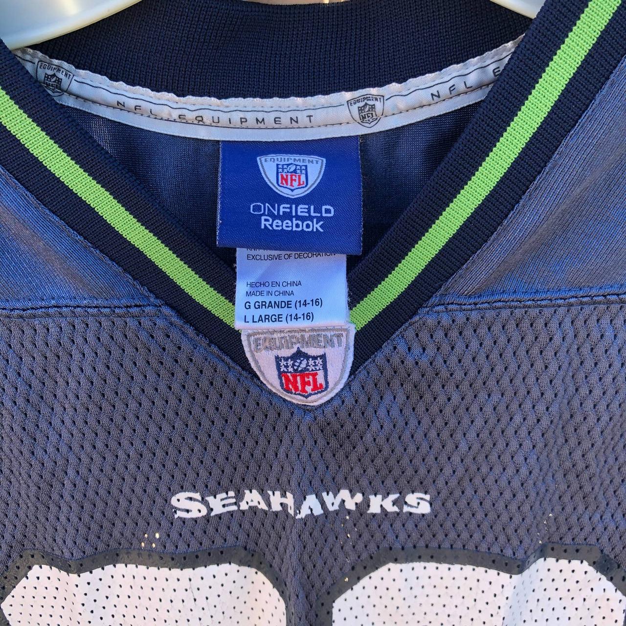 Trufant Seahawks Jersey Sz Lg ONFIELD Reebok Gently - Depop