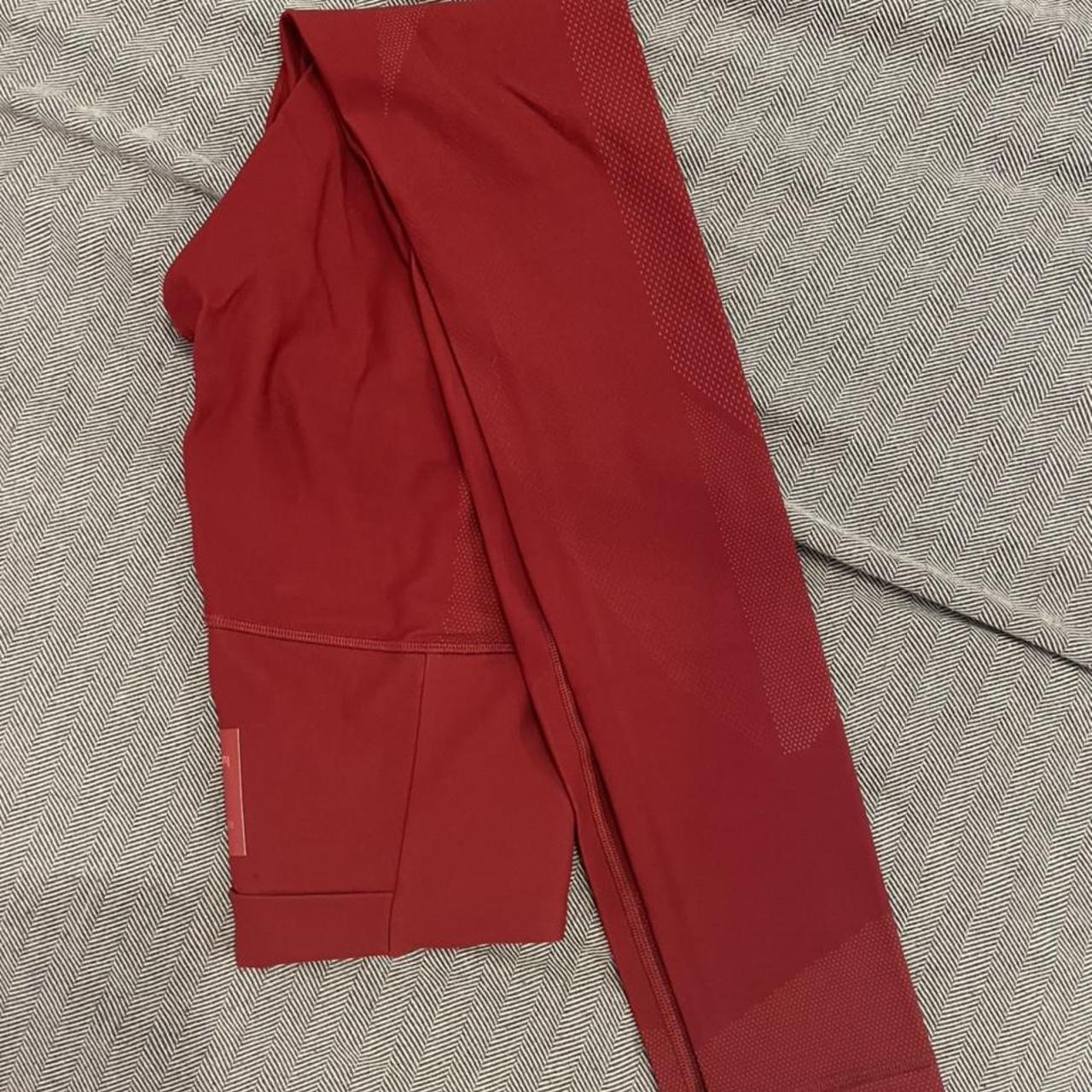 Lululemon Women's Red Leggings Depop