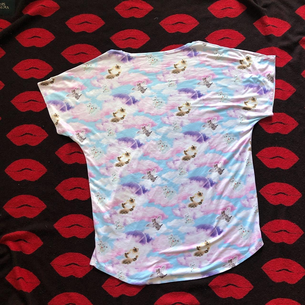 ACDC Rag japan Kawaii pastel harajuku cat top! Only... - Depop